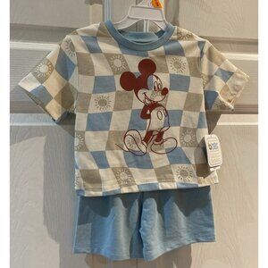 Disney Baby Mickey Mouse 2 Piece Shorts Set Size 12-18 Months